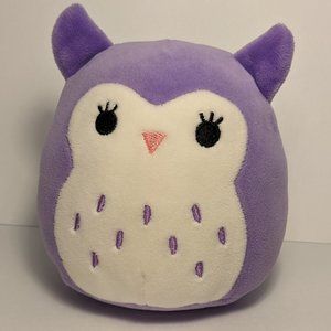 Squishmallow 5" Holly the purple owl